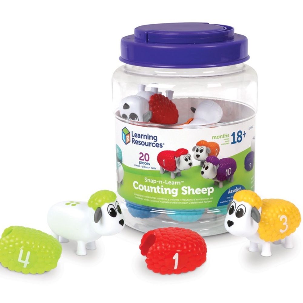 Learning Resources Snap-n-Learn Counting Sheep Toy - Multicolor